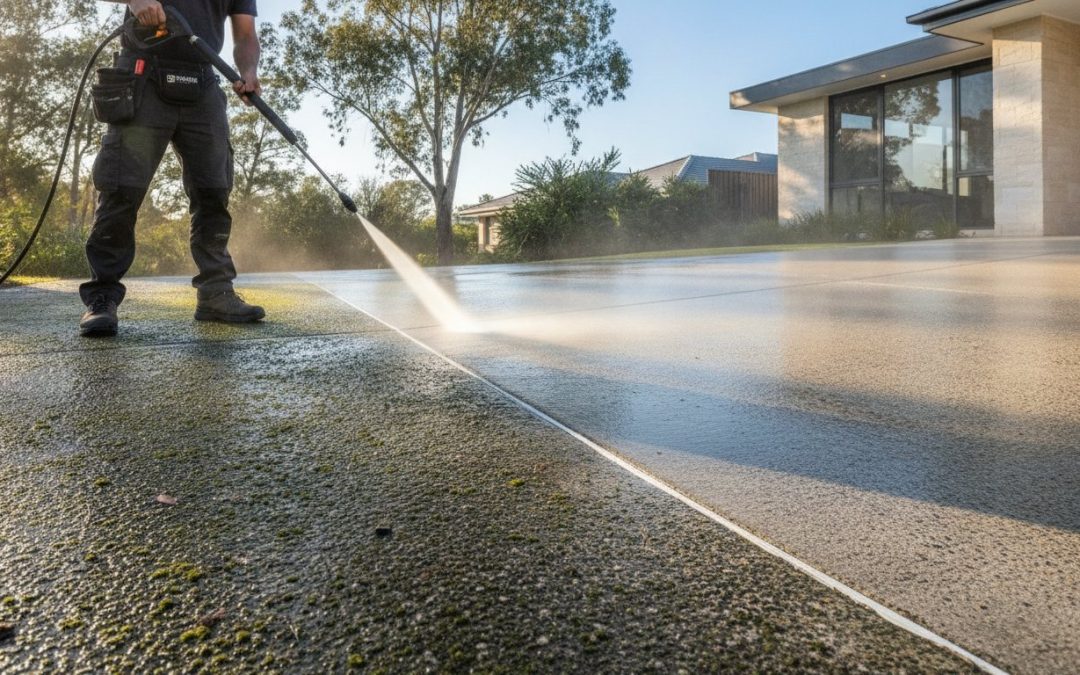 Driveway Pressure Cleaning Melbourne: The 2026 Guide to Restoring Your Home’s Curb Appeal