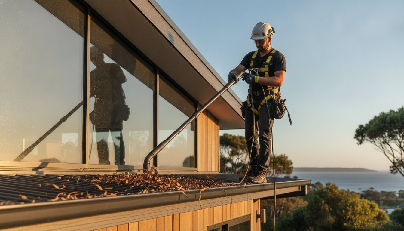 Gutter Vacuum Cleaning vs Manual: The 2026 Mornington Peninsula Guide – Hero Image Gutter Vacuum Cleaning vs Manual: The 2026 Mornington Peninsula Guide