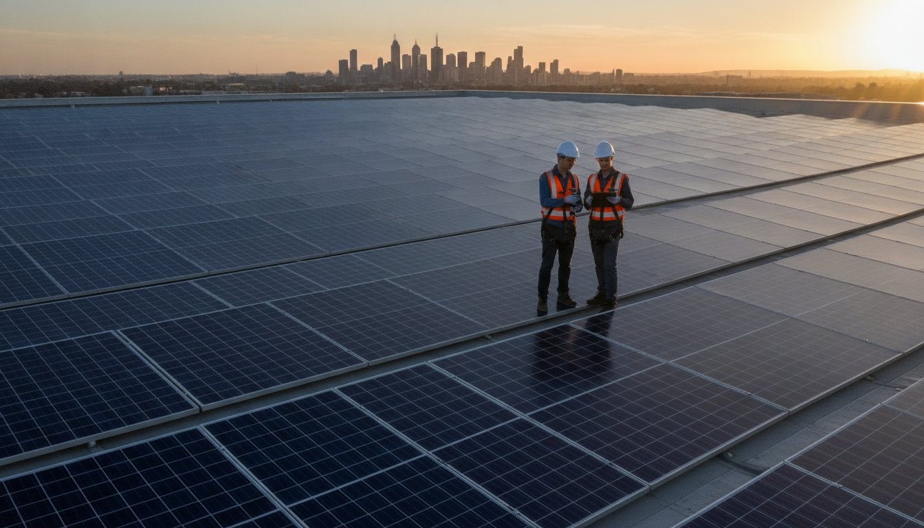 Commercial Solar Panel Cleaning Melbourne: Maximise Your Business ROI in 2026