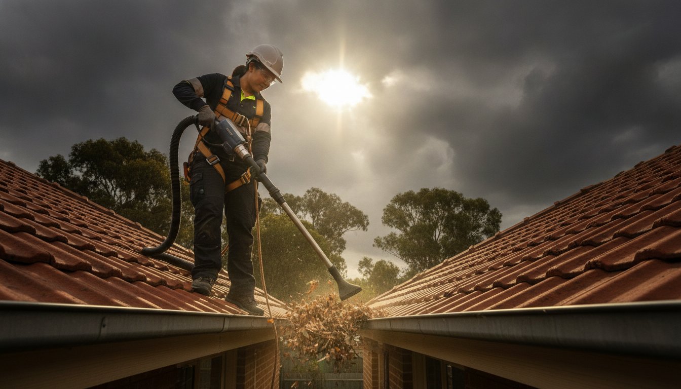 Pre-Storm Gutter Clean: Protecting Your Melbourne Property from Severe Weather